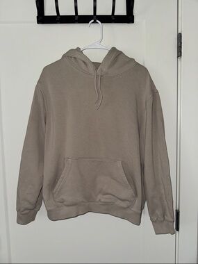 H&M Men's Taupe Drawstring Hoodie